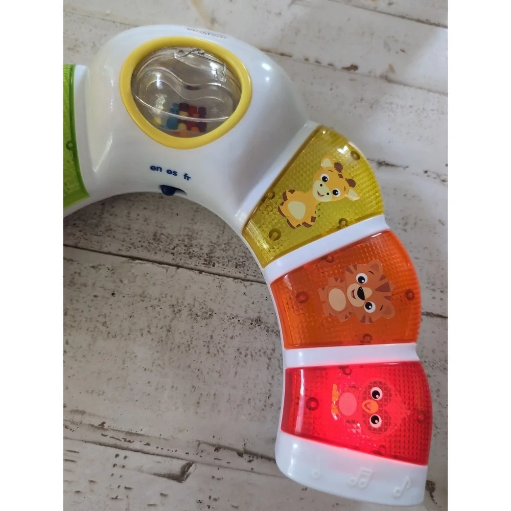 Baby Einstein Glow & Discover Light Bar Activity Station, English French Spanish